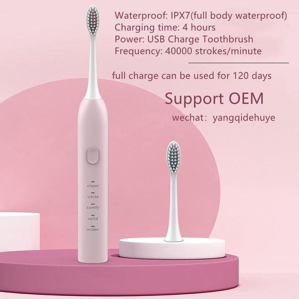 smart electric toothbrush oem sonic 8 modes replacement heads waterproof travel case powerful cleaning soft set
smart electric toothbrush oem sonic 8 modes replacement heads waterproof travel case powerful cleaning soft set