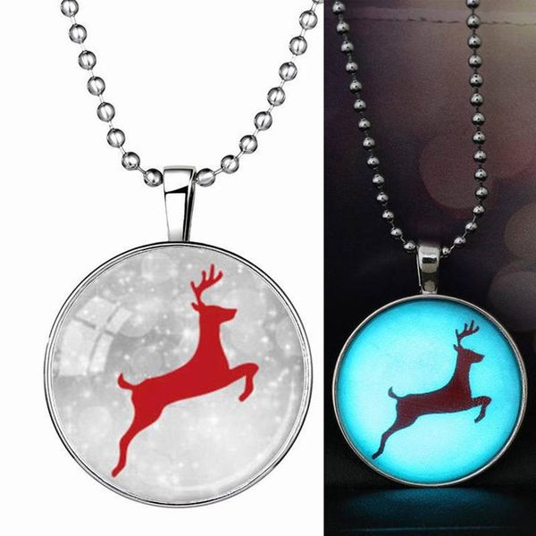 luminous necklace glow in the dark christmas deer jewelry birthday gift sweater choker pendant necklaces, Silver
luminous necklace glow in the dark christmas deer jewelry birthday gift sweater choker pendant necklaces, Silver