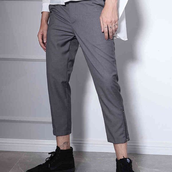 pant light gray cut with zipper europe and the united states just plain savage flow of men's pants zlt0, Black
pant light gray cut with zipper europe and the united states just plain savage flow of men's pants zlt0, Black