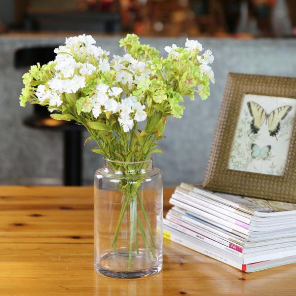 decorative flowers & wreaths 44cm artificial bouquet in vase for home wedding table decoration accessory diy mother's day gift silk car
decorative flowers & wreaths 44cm artificial bouquet in vase for home wedding table decoration accessory diy mother's day gift silk car