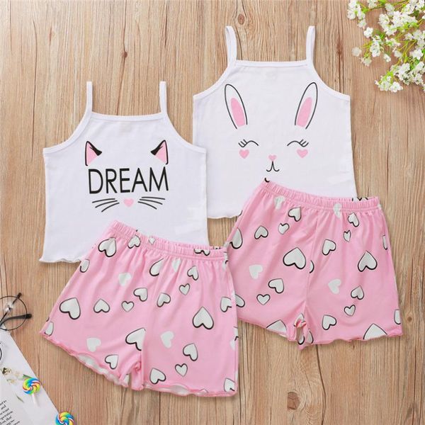 clothing sets two piece set kid's animal cartoon printed sleeveless elastic waist shorts for children kids toddler baby girl clothes, White
clothing sets two piece set kid's animal cartoon printed sleeveless elastic waist shorts for children kids toddler baby girl clothes, White