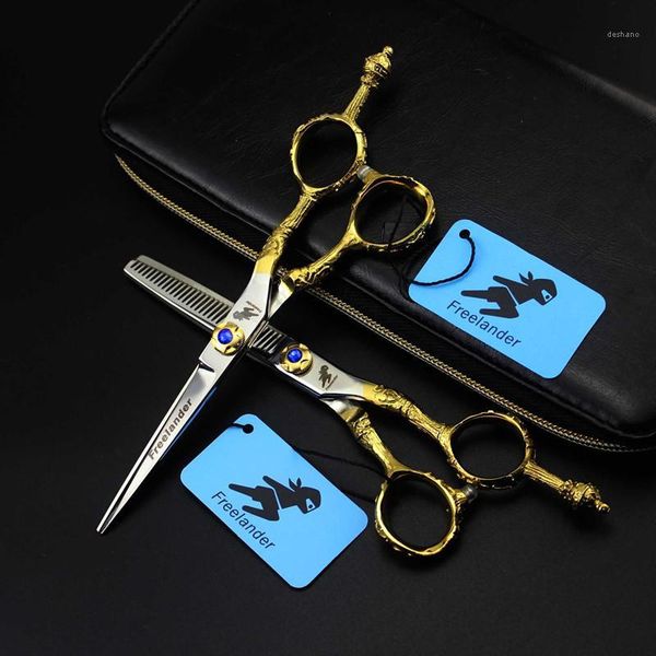 ander 6 inch gold crown hairdressing japanese scissors titanium salon barber profissional 440c shears hair cutting1
ander 6 inch gold crown hairdressing japanese scissors titanium salon barber profissional 440c shears hair cutting1