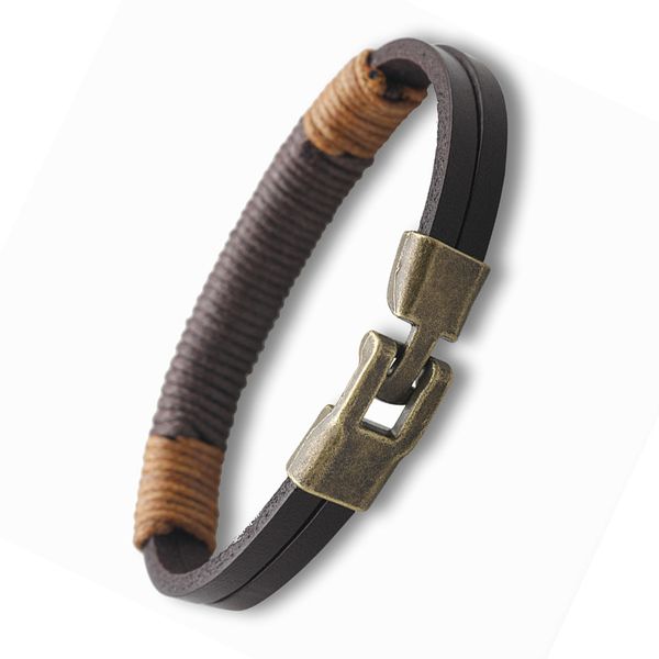 vintage punk pu-leather rope metal stud bracelets men women bronze color hook bracelet, Golden;silver
vintage punk pu-leather rope metal stud bracelets men women bronze color hook bracelet, Golden;silver