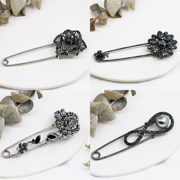 pins, brooches retro rhinestone crytsal safe pin for women cardigan sweater lapel pins corsage fashion jewelry clothing accessories, Gray
pins, brooches retro rhinestone crytsal safe pin for women cardigan sweater lapel pins corsage fashion jewelry clothing accessories, Gray