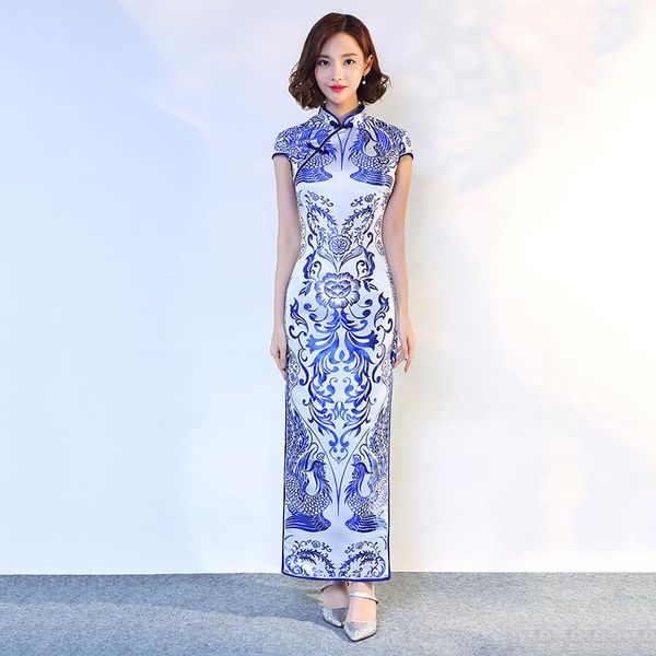 women print blue and white porcelain long qipao autumn chinese style slim straight dresses elegant formal dress skirt gown ethnic clothing, Red
women print blue and white porcelain long qipao autumn chinese style slim straight dresses elegant formal dress skirt gown ethnic clothing, Red