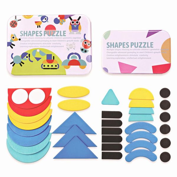 baby wooden pattern jigsaw puzzle colorful tangram toy kids montessori early education sorting games toys children gift
baby wooden pattern jigsaw puzzle colorful tangram toy kids montessori early education sorting games toys children gift