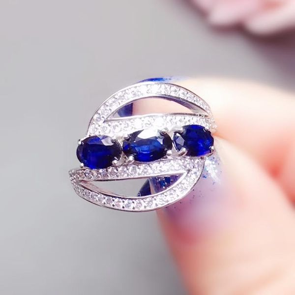 cluster rings per jewelry natural real blue sapphire big ring 0.6ct*3pcs gemstone 925 sterling silver fine t2041525, Golden;silver
cluster rings per jewelry natural real blue sapphire big ring 0.6ct*3pcs gemstone 925 sterling silver fine t2041525, Golden;silver