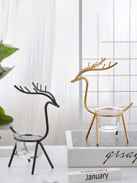 candle holders nordic wrought iron elk creative storage rack retro stand wedding ceremony decorations home decor
candle holders nordic wrought iron elk creative storage rack retro stand wedding ceremony decorations home decor