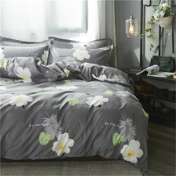 bedding sets 2021 grey flower set 3/4pcs pastoral style bed linen green beclothes ab side duvet cover +flat sheet +pillowcase
bedding sets 2021 grey flower set 3/4pcs pastoral style bed linen green beclothes ab side duvet cover +flat sheet +pillowcase