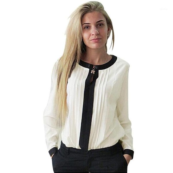fashion women blouse 2021 chiffon loose long sleeve casual blusas feminino plus size clothing women's blouses & shirts, White
fashion women blouse 2021 chiffon loose long sleeve casual blusas feminino plus size clothing women's blouses & shirts, White