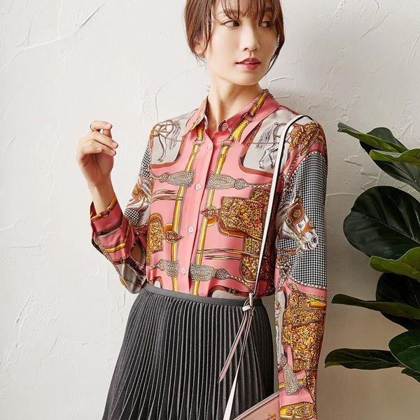 women's blouses & shirts horse printed pure silk shirt spring 2021 mulberry blouse women s long sleeve, White
women's blouses & shirts horse printed pure silk shirt spring 2021 mulberry blouse women s long sleeve, White
