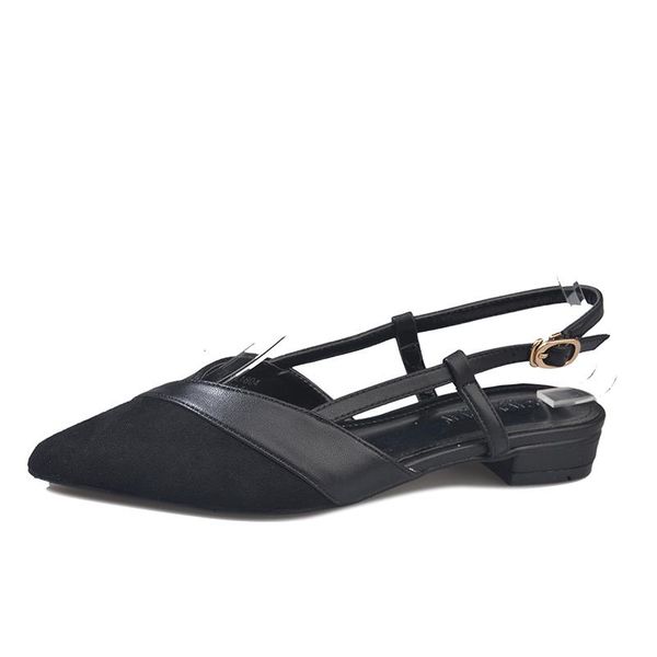 women's sandals flat 2021 summer korean version pu tip shallow mouth word buckle with retro single shoes baotou, Black
women's sandals flat 2021 summer korean version pu tip shallow mouth word buckle with retro single shoes baotou, Black