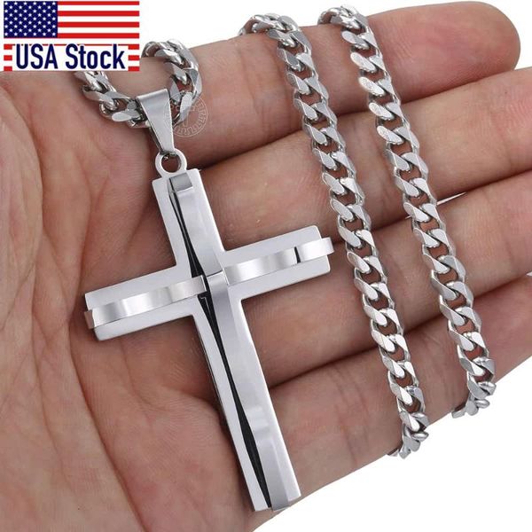 pendant necklaces goth big cross necklace for women men silver color stainless steel curb cuban link chain jesus halloween jewelry kp52
pendant necklaces goth big cross necklace for women men silver color stainless steel curb cuban link chain jesus halloween jewelry kp52