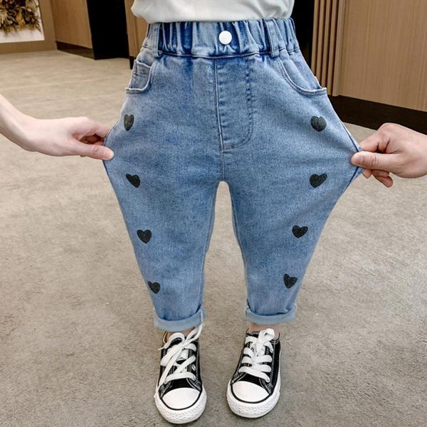 jeans for girls heart pattern baby spring autumn kids casual style clothes, Blue
jeans for girls heart pattern baby spring autumn kids casual style clothes, Blue