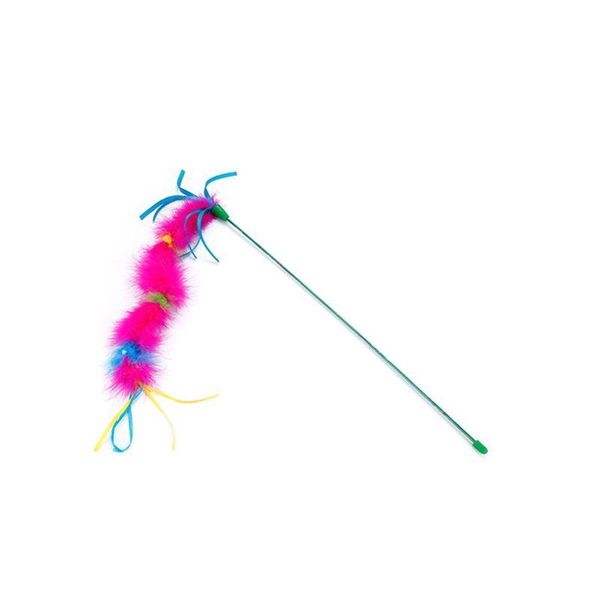 cat toys 1pc teaser feather colorful tickle pole funny play rod stick kitten pet products interactive strips gifts--random color
cat toys 1pc teaser feather colorful tickle pole funny play rod stick kitten pet products interactive strips gifts--random color