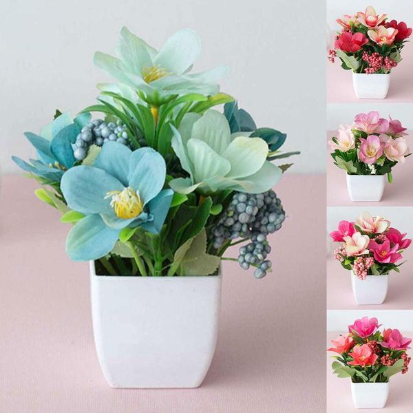 decorative flowers & wreaths plastic artificial rose flower plant potted bonsai garden party table ornament vivid color home office
decorative flowers & wreaths plastic artificial rose flower plant potted bonsai garden party table ornament vivid color home office