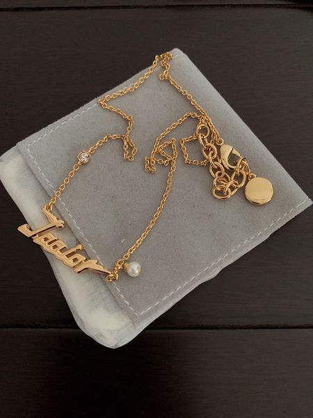 70% off luxury jewelry 2021 new english letter necklace for women, Silver
70% off luxury jewelry 2021 new english letter necklace for women, Silver