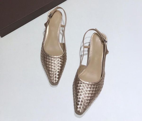 sandals pointed small heeled women's cat shoes sheepskin woven baotou middle comfortable, Black
sandals pointed small heeled women's cat shoes sheepskin woven baotou middle comfortable, Black