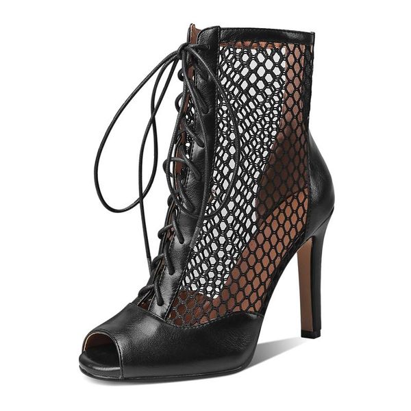 sandals summer women mesh boots thin heel height cm big yard 41 42 43 peep toe ankle strap zipper women's shoes, Black
sandals summer women mesh boots thin heel height cm big yard 41 42 43 peep toe ankle strap zipper women's shoes, Black