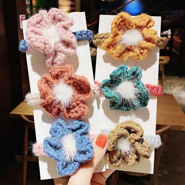 hair accessories girls cute hand-made wool knitting flower scrunchie ponytail holder bands headband rubber band fashion, Slivery;white
hair accessories girls cute hand-made wool knitting flower scrunchie ponytail holder bands headband rubber band fashion, Slivery;white