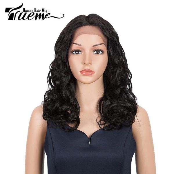 lace wigs trueme loose curly wave middle part front wig brazilian human hair 18inch natural color remy, Black;brown
lace wigs trueme loose curly wave middle part front wig brazilian human hair 18inch natural color remy, Black;brown
