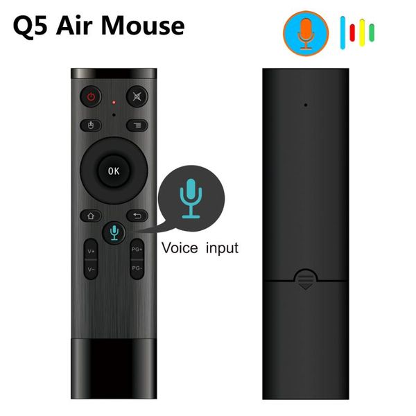 remote controlers q5 voice control wireless air mouse 2.4g rf gyro sensor smart with microphone for x96 h96 android tv box mini pc
remote controlers q5 voice control wireless air mouse 2.4g rf gyro sensor smart with microphone for x96 h96 android tv box mini pc