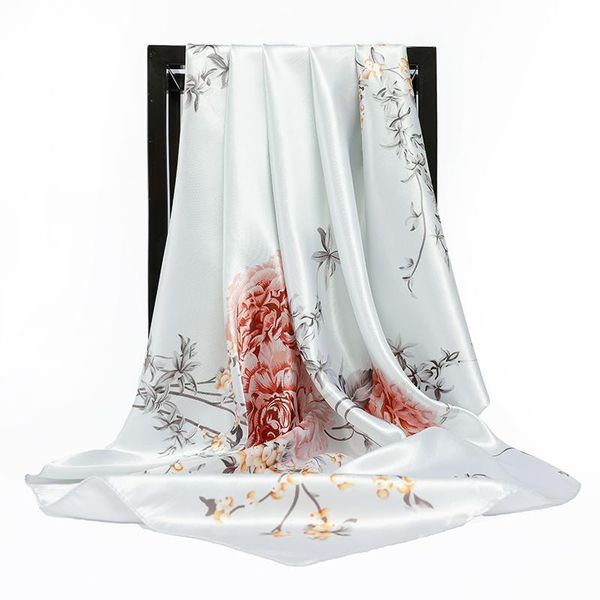 scarves fashion neckerchief scarf for women floral print silk satin hijab scarfs 90*90cm square shawls headband ladies 2021, Blue;gray
scarves fashion neckerchief scarf for women floral print silk satin hijab scarfs 90*90cm square shawls headband ladies 2021, Blue;gray