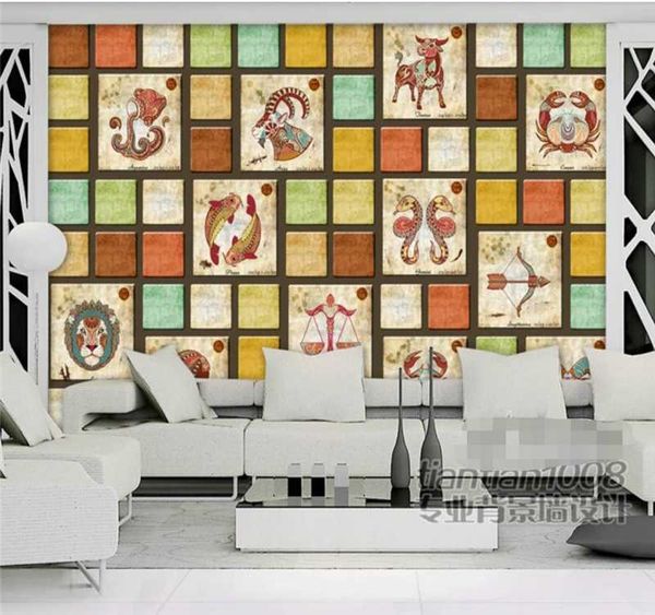 wallpapers custom large wallpaper 3d mural nostalgic retro twelve constellation lattice interior decoration wall covering
wallpapers custom large wallpaper 3d mural nostalgic retro twelve constellation lattice interior decoration wall covering
