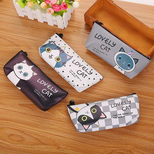 pencil bags cute pu leather cartoons cat strawberry case kawaii student bag coin purse stationery storage box school supplies
pencil bags cute pu leather cartoons cat strawberry case kawaii student bag coin purse stationery storage box school supplies