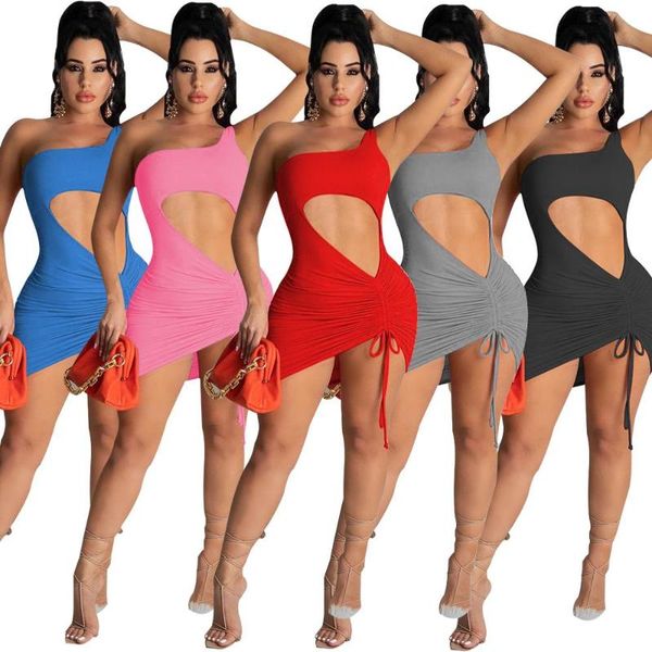 casual dresses women's solid single shoulder sleeveless basic tank dress hollow out slim fitted short drawstring pleated mini, Black;gray
casual dresses women's solid single shoulder sleeveless basic tank dress hollow out slim fitted short drawstring pleated mini, Black;gray