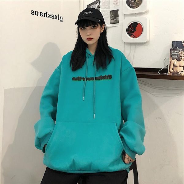 winter letter hooded plus velvet sweatershirts women's tide ins korean version of loose-fitting bf lazy wind hoodies & sweatshirts, Black
winter letter hooded plus velvet sweatershirts women's tide ins korean version of loose-fitting bf lazy wind hoodies & sweatshirts, Black