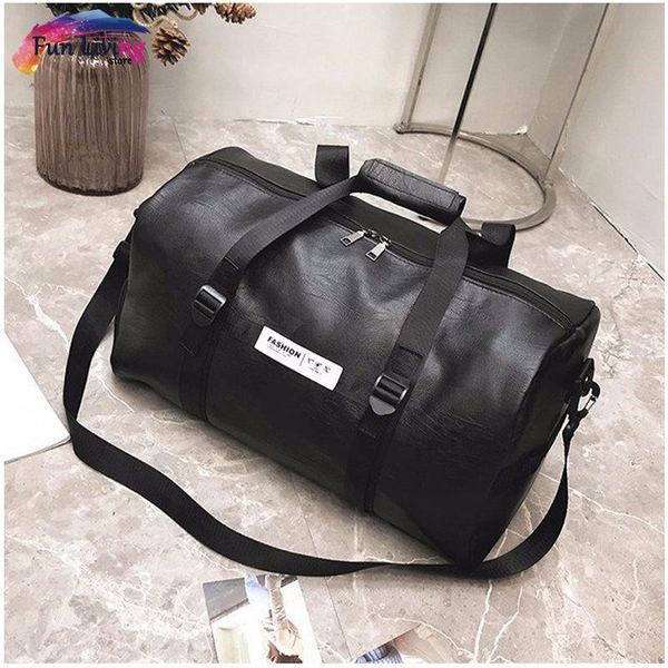 outdoor bags black gym bag pu leather large sport handbag men women fitness shoe compartment shoulder waterproof travel training
outdoor bags black gym bag pu leather large sport handbag men women fitness shoe compartment shoulder waterproof travel training