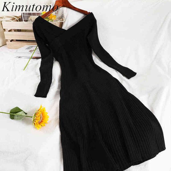 kimutomo vintage patchwork v-neck knitted dress women korea chic solid slim waist long sleeve vestido midi elegante 210521, Black;gray
kimutomo vintage patchwork v-neck knitted dress women korea chic solid slim waist long sleeve vestido midi elegante 210521, Black;gray