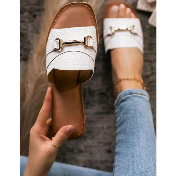 slippers summer women's flat sandals fashion solid color open toe shoes outdoor leisure beach plus size, Black
slippers summer women's flat sandals fashion solid color open toe shoes outdoor leisure beach plus size, Black