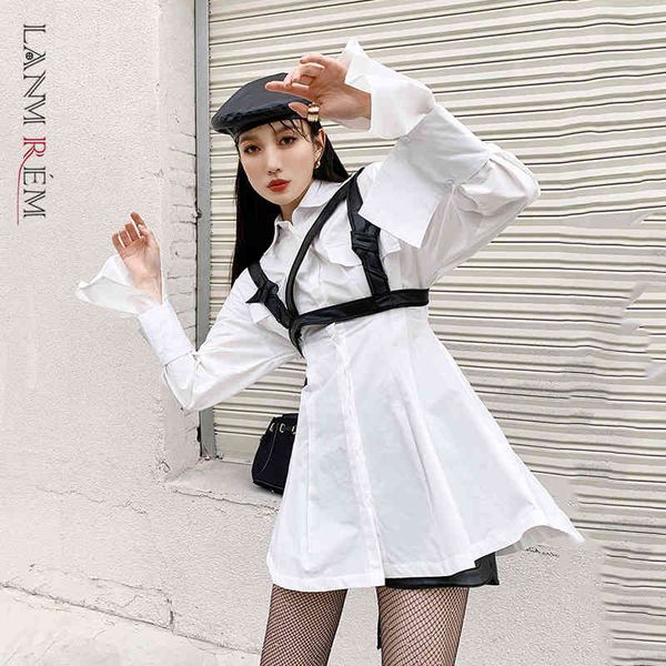 flare waist above the knee single-breasted turn-down collar all-match fashion white color dress for women 2a3201 210507, Black;gray
flare waist above the knee single-breasted turn-down collar all-match fashion white color dress for women 2a3201 210507, Black;gray
