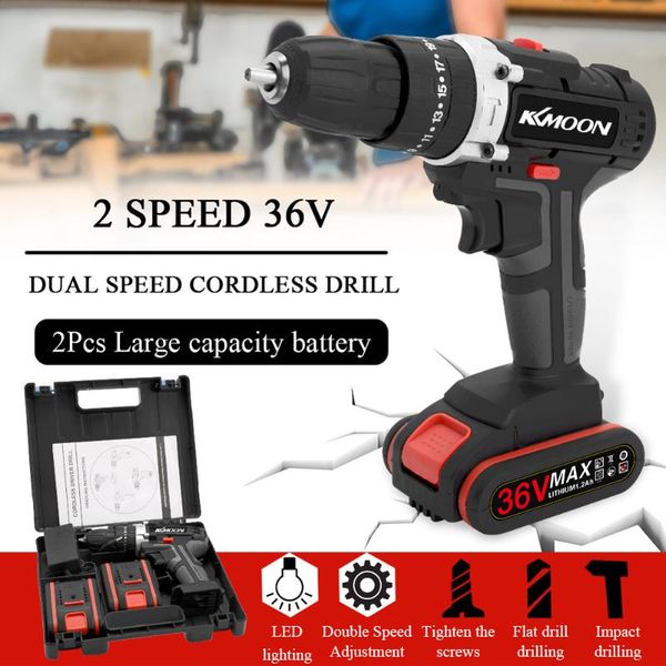 professiona electric drills 36v impact drill cordless screwdriver wireless rechargeable hand home diy power tools
professiona electric drills 36v impact drill cordless screwdriver wireless rechargeable hand home diy power tools