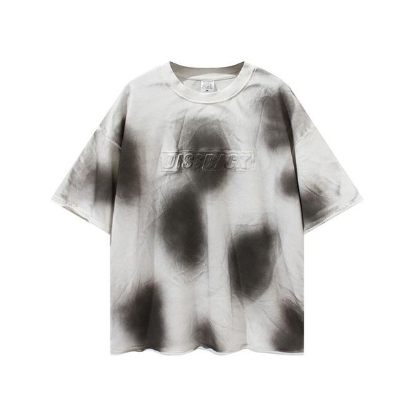 men's t-shirts mens summer high street t shirt short sleeves tie-dye vintage tshirt shorts suit two-piece set, White;black
men's t-shirts mens summer high street t shirt short sleeves tie-dye vintage tshirt shorts suit two-piece set, White;black