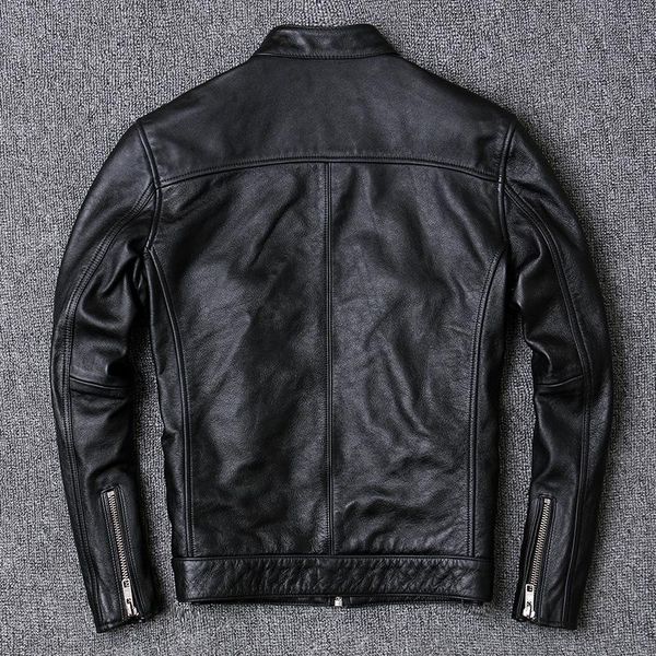 men's leather & faux sheepskin real jacket cowhide coat spring fall genuine jackets for men plus size vintage 2021 kj5904, Black
men's leather & faux sheepskin real jacket cowhide coat spring fall genuine jackets for men plus size vintage 2021 kj5904, Black