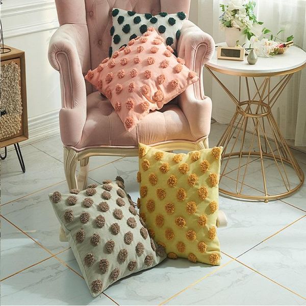 cushion/decorative pillow nordic cotton tufted little pillowcase home bedroom living room cushion cover decoration 45x45cm
cushion/decorative pillow nordic cotton tufted little pillowcase home bedroom living room cushion cover decoration 45x45cm