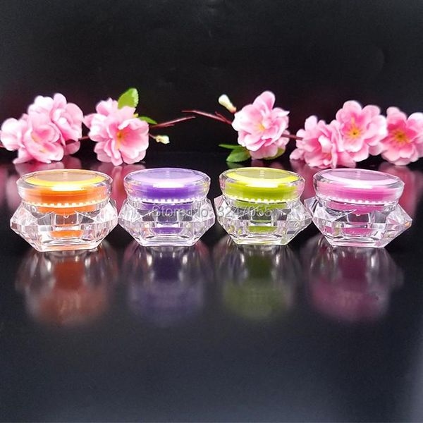 3g5g mini portable travel cosmetic cream jar, empty pink/green/purple/orange sample small pot, beauty makeup tool storage bottles & jars
3g5g mini portable travel cosmetic cream jar, empty pink/green/purple/orange sample small pot, beauty makeup tool storage bottles & jars