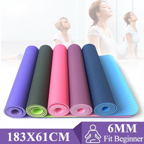 6mm yoga mat extra thick 1830*610mm tpe non-slip pillow for men women fitness tasteless gym exercise pads pilates mats
6mm yoga mat extra thick 1830*610mm tpe non-slip pillow for men women fitness tasteless gym exercise pads pilates mats
