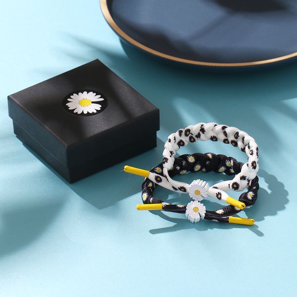 daisy knitted bangle bracelet shoelace weave wristband kpop g-dragon daisy hand rope bracelets fans bracelet jewelrydio chan contact, Silver
daisy knitted bangle bracelet shoelace weave wristband kpop g-dragon daisy hand rope bracelets fans bracelet jewelrydio chan contact, Silver