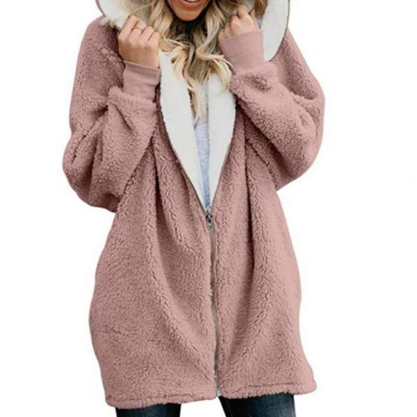 women's jackets ele-choices women autumn&winte zipper closure long sleeve female winter coat lady plush mid-length hooded for daily, Black;brown
women's jackets ele-choices women autumn&winte zipper closure long sleeve female winter coat lady plush mid-length hooded for daily, Black;brown