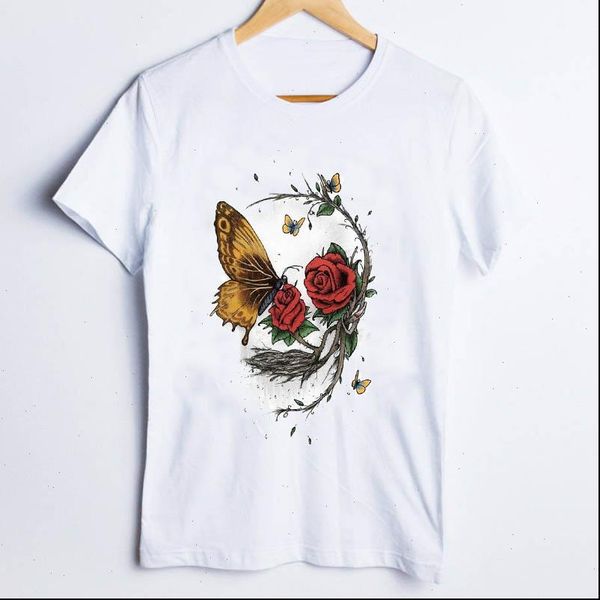 tees women t shirt for print butterfly skull cue plant 90s short sleeve ladies clothes lady clothing female, White
tees women t shirt for print butterfly skull cue plant 90s short sleeve ladies clothes lady clothing female, White