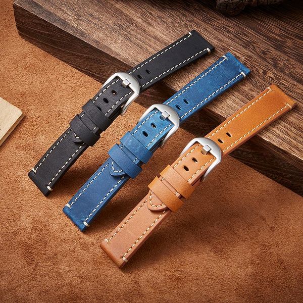 watch bands handmade vintage men leather watchbands crazy horse style straps 20mm 22mm 24mm replace band accessories, Black;brown
watch bands handmade vintage men leather watchbands crazy horse style straps 20mm 22mm 24mm replace band accessories, Black;brown