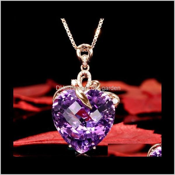 & pendants necklaces elegant charm love heart purple amethyst crystal pendant natural gem necklace jewelry ps0599 drop delivery 2021 jjztz, Silver
& pendants necklaces elegant charm love heart purple amethyst crystal pendant natural gem necklace jewelry ps0599 drop delivery 2021 jjztz, Silver