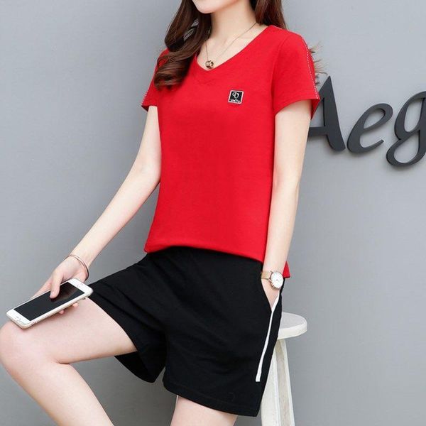 women's polos large size sportswear suit summer 2021 casual short-sleeved shorts two-piece loose, White
women's polos large size sportswear suit summer 2021 casual short-sleeved shorts two-piece loose, White
