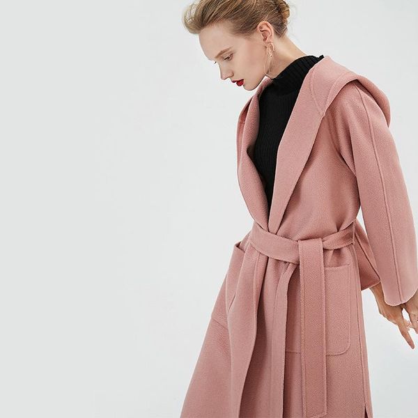 women's wool & blends winter coats pink double-sided cashmere outwear 2021 autumn plus size ladies fashion overcoats long ship, Black
women's wool & blends winter coats pink double-sided cashmere outwear 2021 autumn plus size ladies fashion overcoats long ship, Black