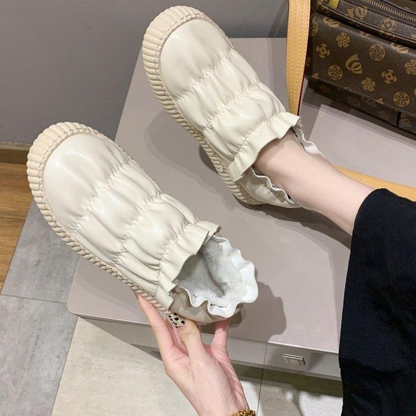 boots ankle women 2021 fashion slip on keep warm cotton shoes winter round leather flat female black botas de mujer
boots ankle women 2021 fashion slip on keep warm cotton shoes winter round leather flat female black botas de mujer