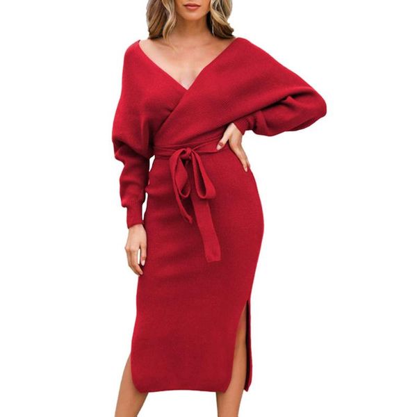 casual dresses knitted loose women sweaters clothing v neck home midi batwing sleeve bow streetwear bodycon vestido 2021, Black;gray
casual dresses knitted loose women sweaters clothing v neck home midi batwing sleeve bow streetwear bodycon vestido 2021, Black;gray
